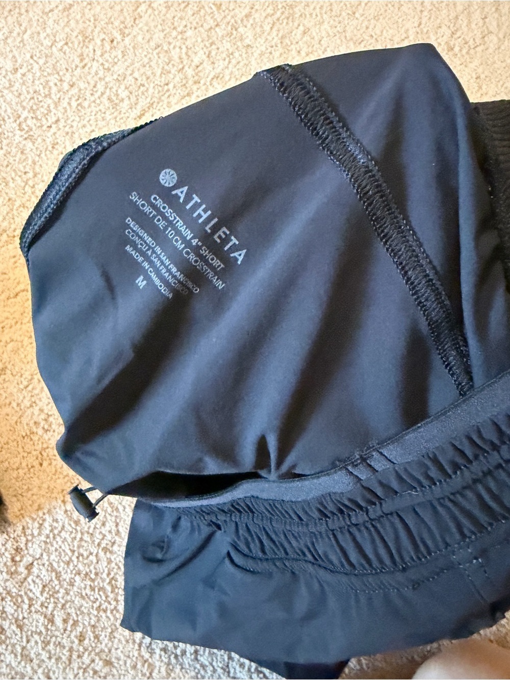 Like New Athleta Crosstrain 4” High Rise Shorts x2 - Picture 3 of 9
